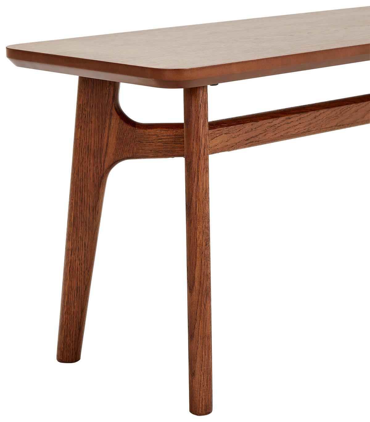 ŁAWKA JULIA - kolor orzecha włoskiego, Konventionell, materiał drewnopochodny (120/45/35cm) - MID.YOU