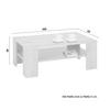 SOFFBORD UMBERTO - ekfärgad, Klassisk, trämaterial (100/63/39cm) - Mömax