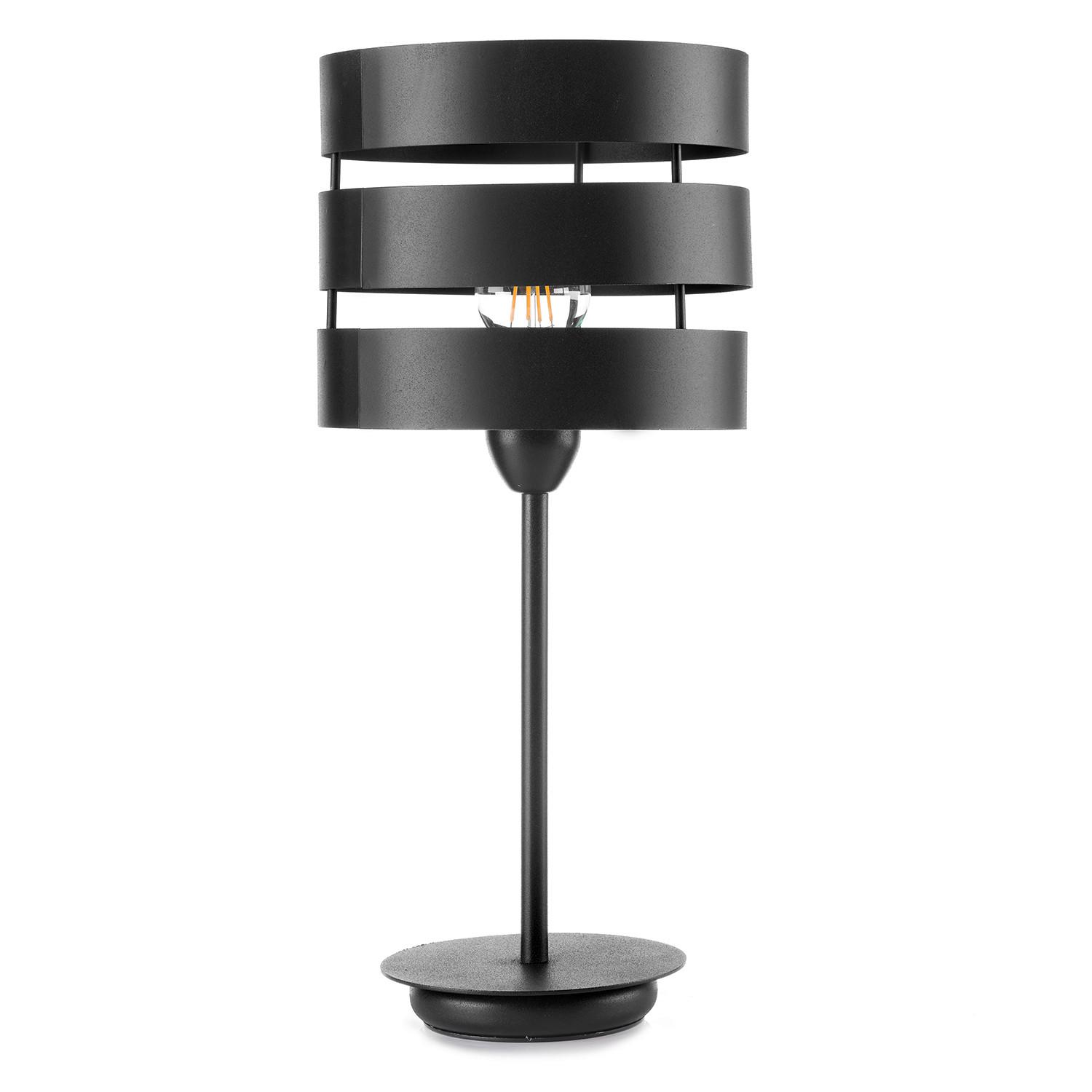 Nachttischleuchte Ulisse nera Schwarz max. 22 Watt - Schwarz, Design, Metall (23/35cm)