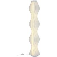 LED-Stehleuchte Alexander Weiß max. 24 Watt - Weiß, MODERN, Kunststoff/Metall (30/30/150cm) - Mömax
