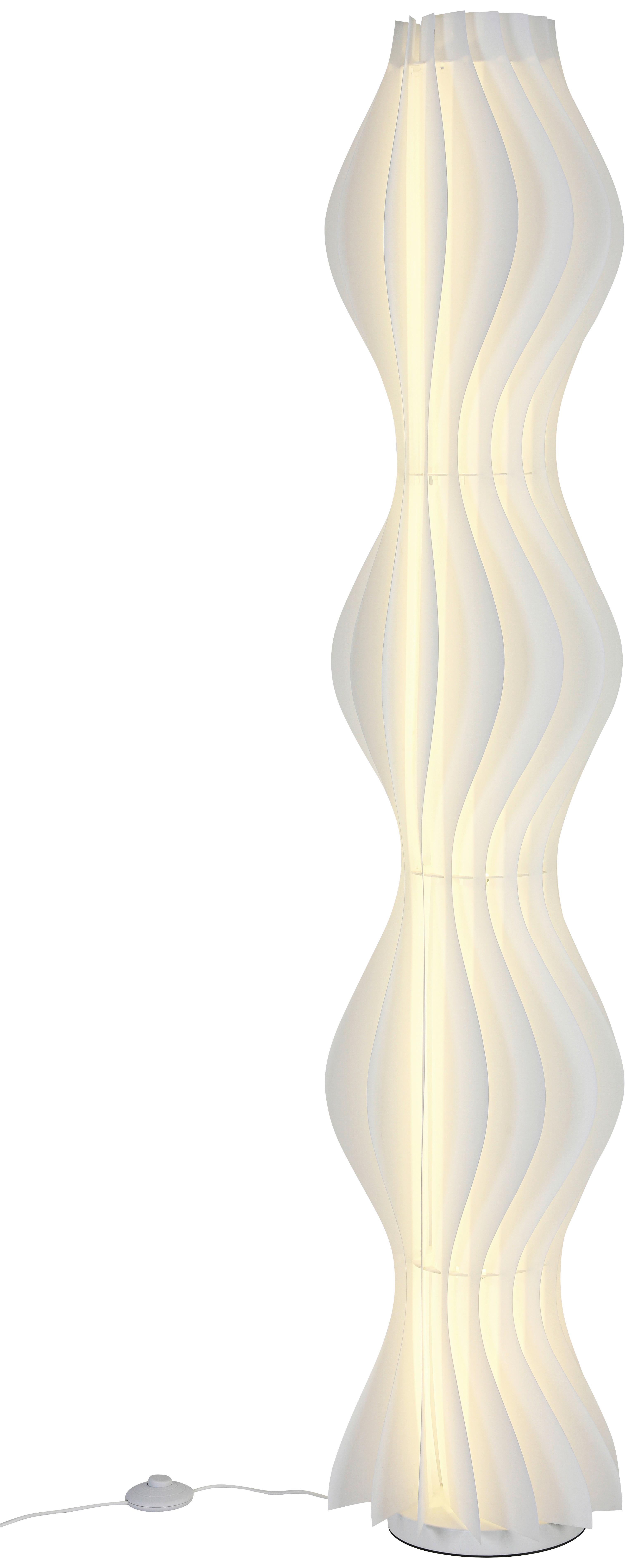LED-GOLVLAMPA ALEXANDER - vit, Modern, metall/plast (30/150cm) - Mömax