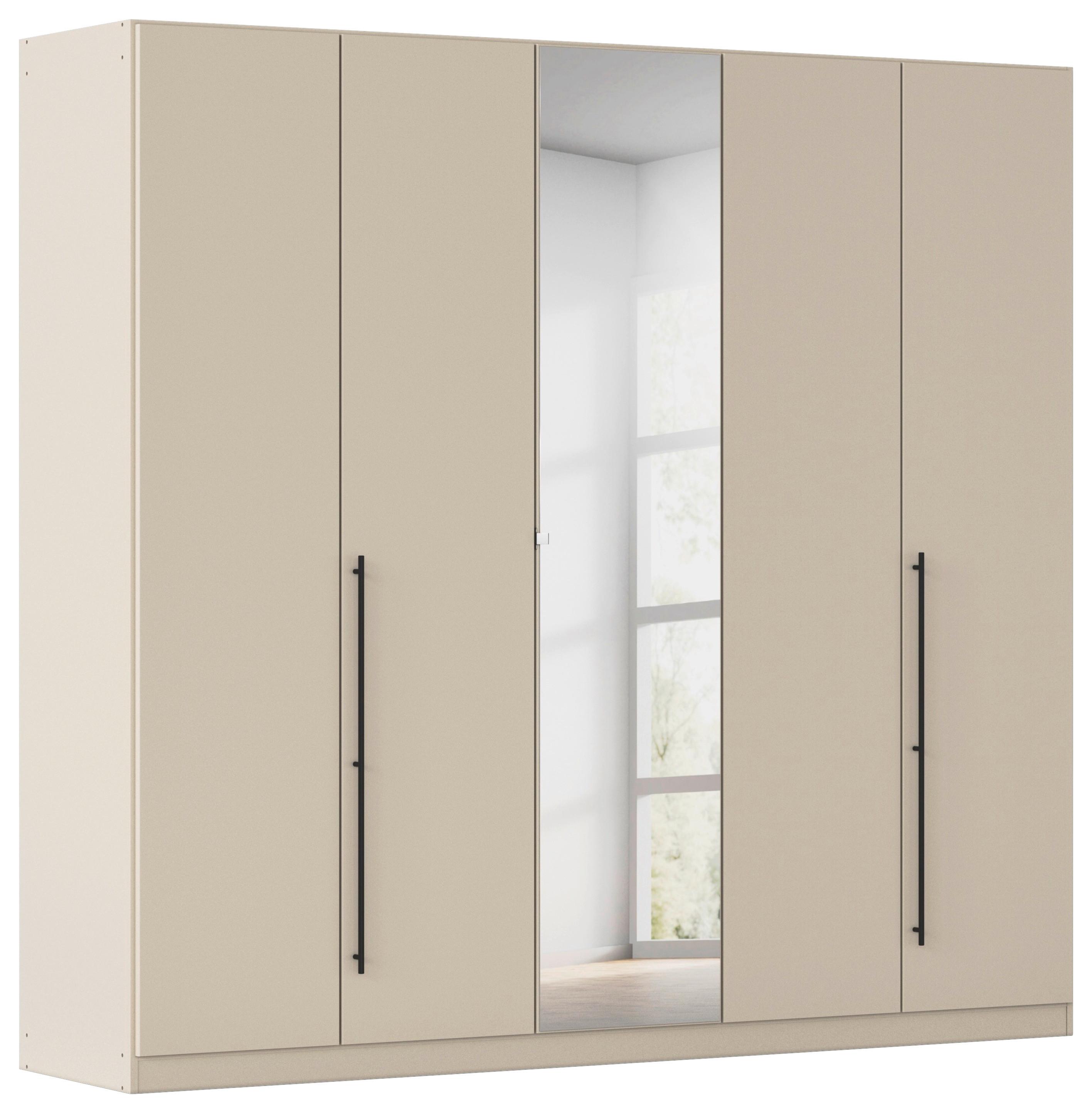 Kleiderschrank Safari Champagner - Champagner/Grau, KONVENTIONELL, Holzwerkstoff/Metall (226/210/54cm) - Based