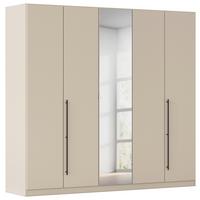 Kleiderschrank Safari Champagner - Champagner/Grau, KONVENTIONELL, Holzwerkstoff/Metall (226/210/54cm) - Based