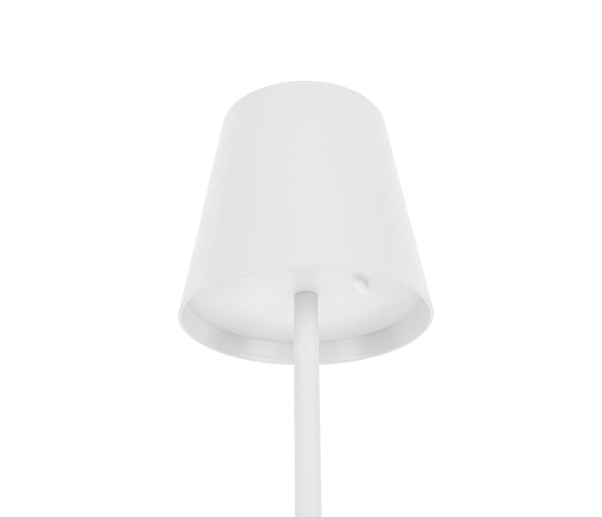 AKUMULATOROWA LAMPA STOJĄCA FORT LAUDERDALE *SBN* - biały, Design, tworzywo sztuczne/metal (22/130cm) - Novel