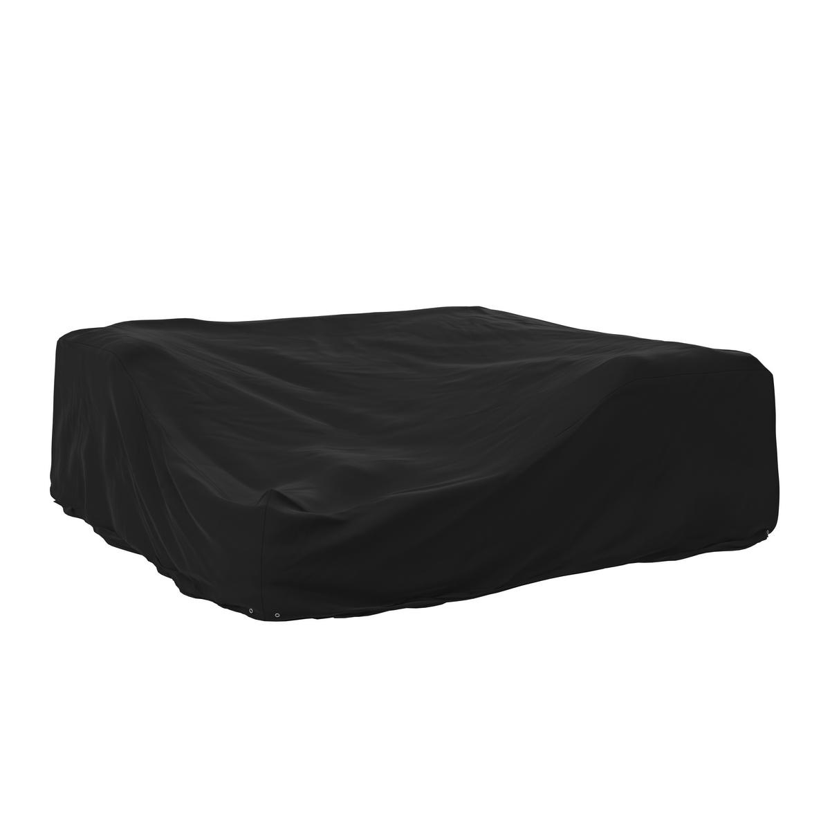 Gartenlounge Elora Hellgrau Textil/Metall - Anthrazit/Hellgrau, Modern, Textil/Metall (223/75/74cm) - Bessagi Garden