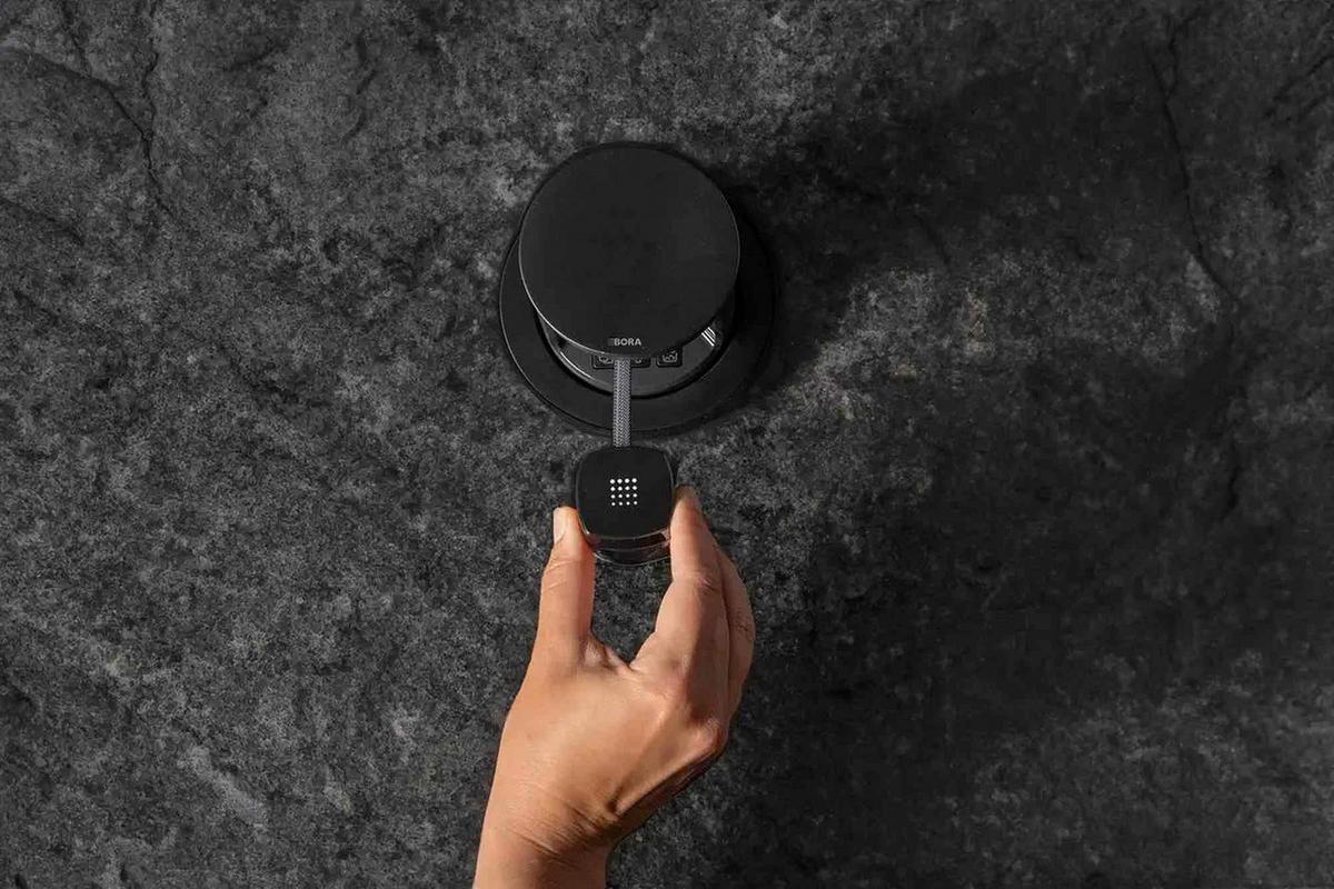 Vakuumiergerät QVACAB Schwarz - Schwarz, Metall (23,9/15,8/12,4cm) - Bora