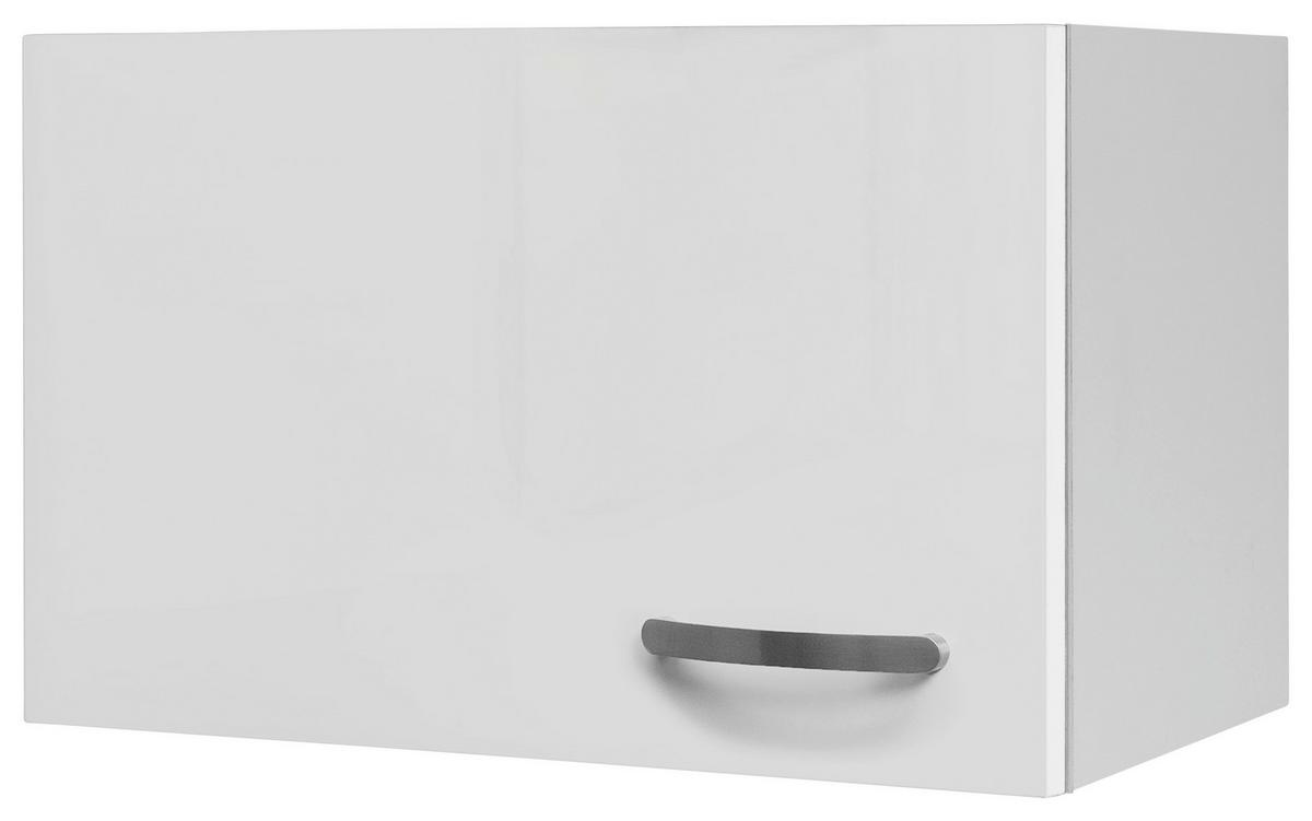 Kuhinjska Zgornja Omarica Alba, Bela, Š. 60 Cm - barve nerjavečega jekla/bela, Moderno, kovina/leseni material (60/32/32cm) - FlexWell