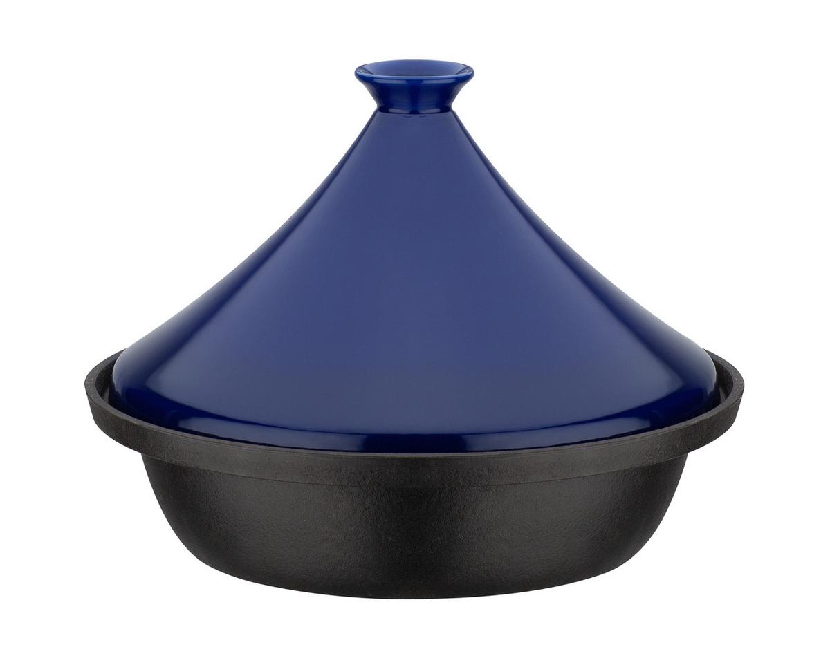 Lonec Za Dušenje Tajine Blue - modra/črna, Basics, kovina/keramika (30cm) - GSW