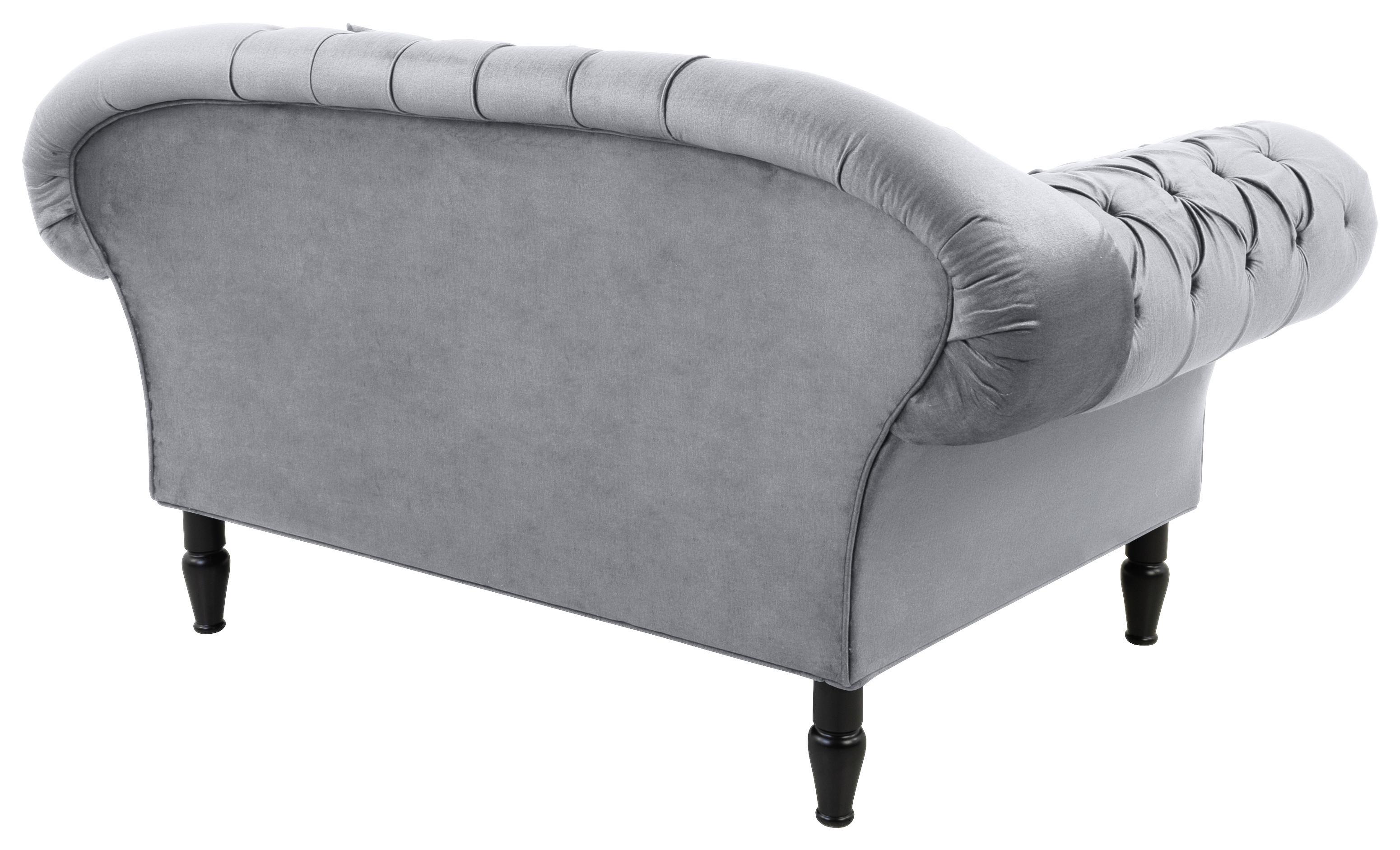 Fotoliu CUPIDO - gri, Design, textil (180/94/103cm) - Mömax