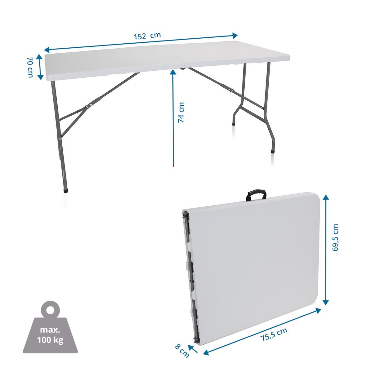Pisalna Miza Easy Up Multi Ii, Bela - srebrne barve/bela, Moderno, kovina/umetna masa (70/152/74cm) - MID.YOU