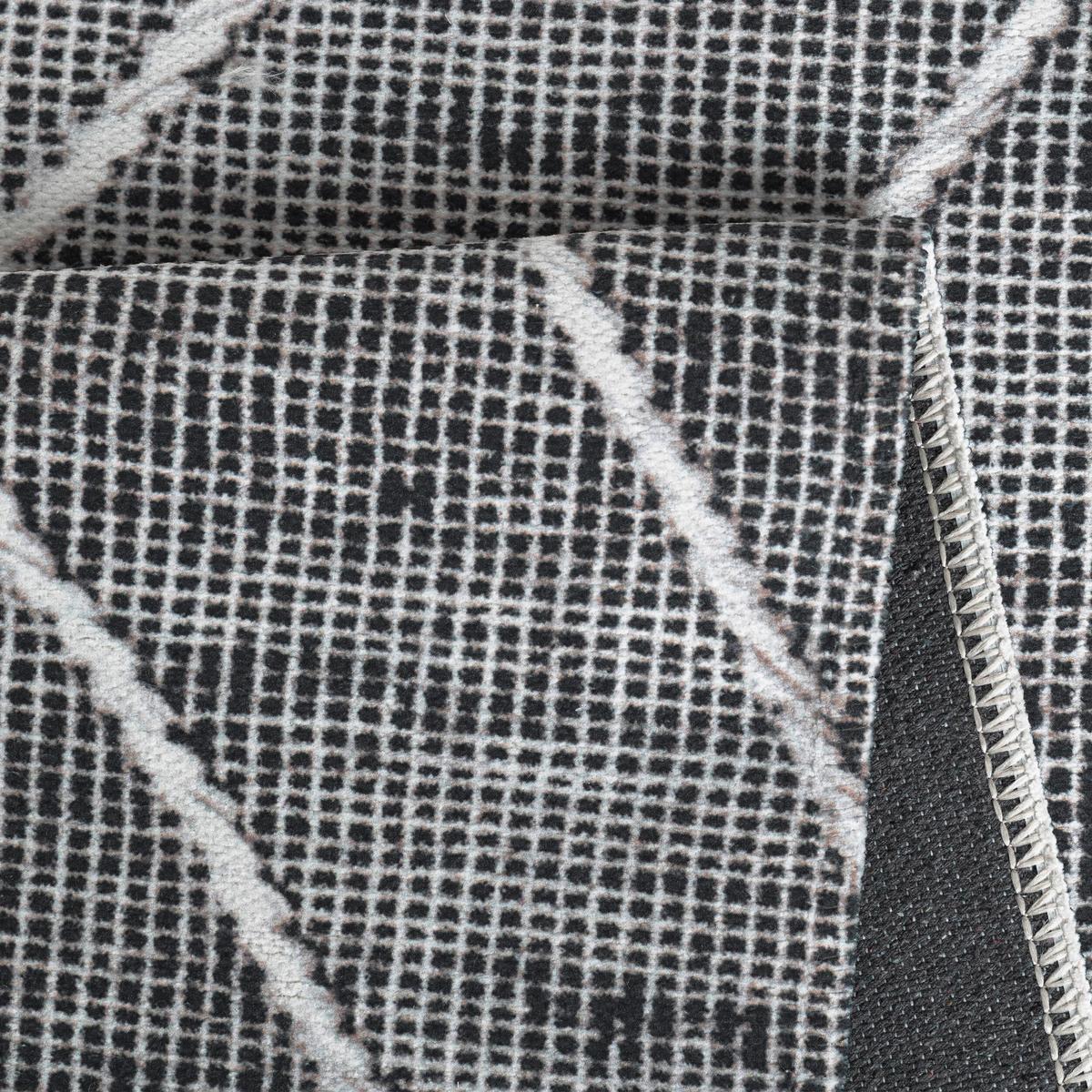 Webteppich Fabius in Grau/Anthrazit ca.120x170cm - Anthrazit/Grau, Natur, Textil (120/170cm)