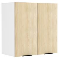 KÜCHENOBERSCHRANK FASOLA - Honigeiche/Weiss, Trend, Holzwerkstoff/Kunststoff (60/60/31cm) - MID.YOU