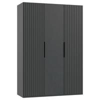 DULAP USI DECORATIVE ANDORRA - grafit, Modern, material pe bază de lemn (150/216/58cm) - Modern Living