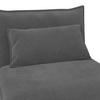 BÄDDFÅTÖLJ BELLA - mörkgrå/naturfärgad, Modern, metall/trä (85/76/84cm) - Bessagi Home