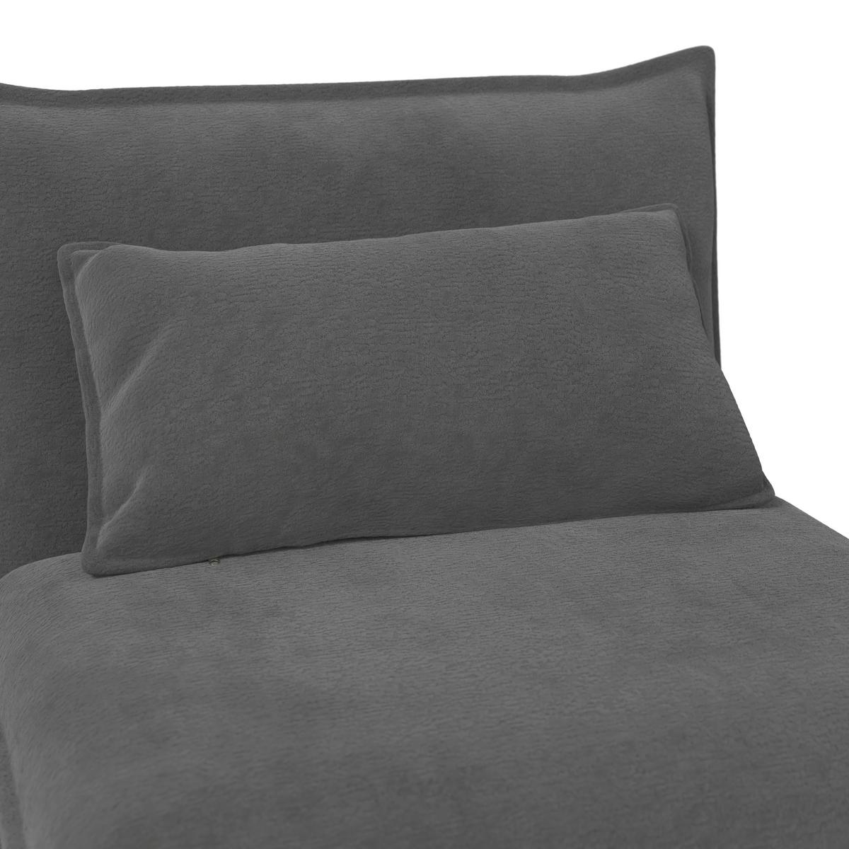 Schlafsessel Bella Bouclé Dunkelgrau - Dunkelgrau/Naturfarben, MODERN, Holz/Textil (83/41/63cm) - Bessagi Home