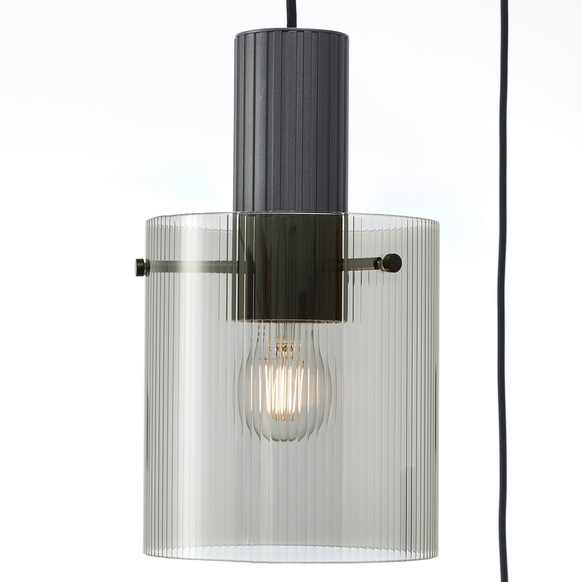 LAMPA ZWIESZANA 60139/93 RIFFELINI PE3 - antracytowy, Trend, metal/szkło (48/150cm) - Brilliant