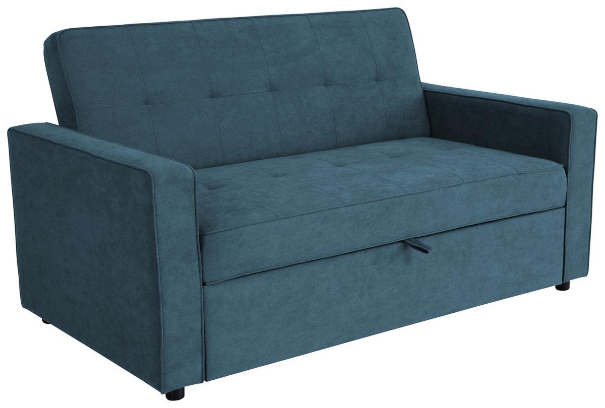 Sofa Na Razvlačenje Haze - boje petroleja, Trend, tekstil (162/90/89cm) - Modern Living