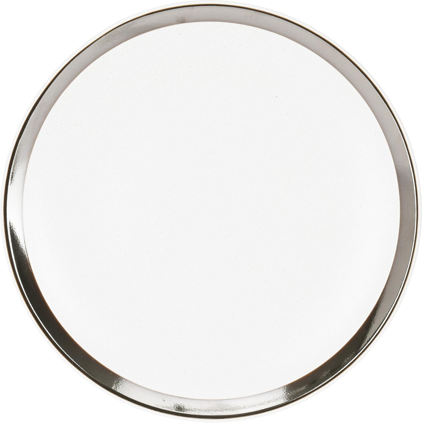 Lapostányér Elegance - kék/fehér, kerámia (27cm)