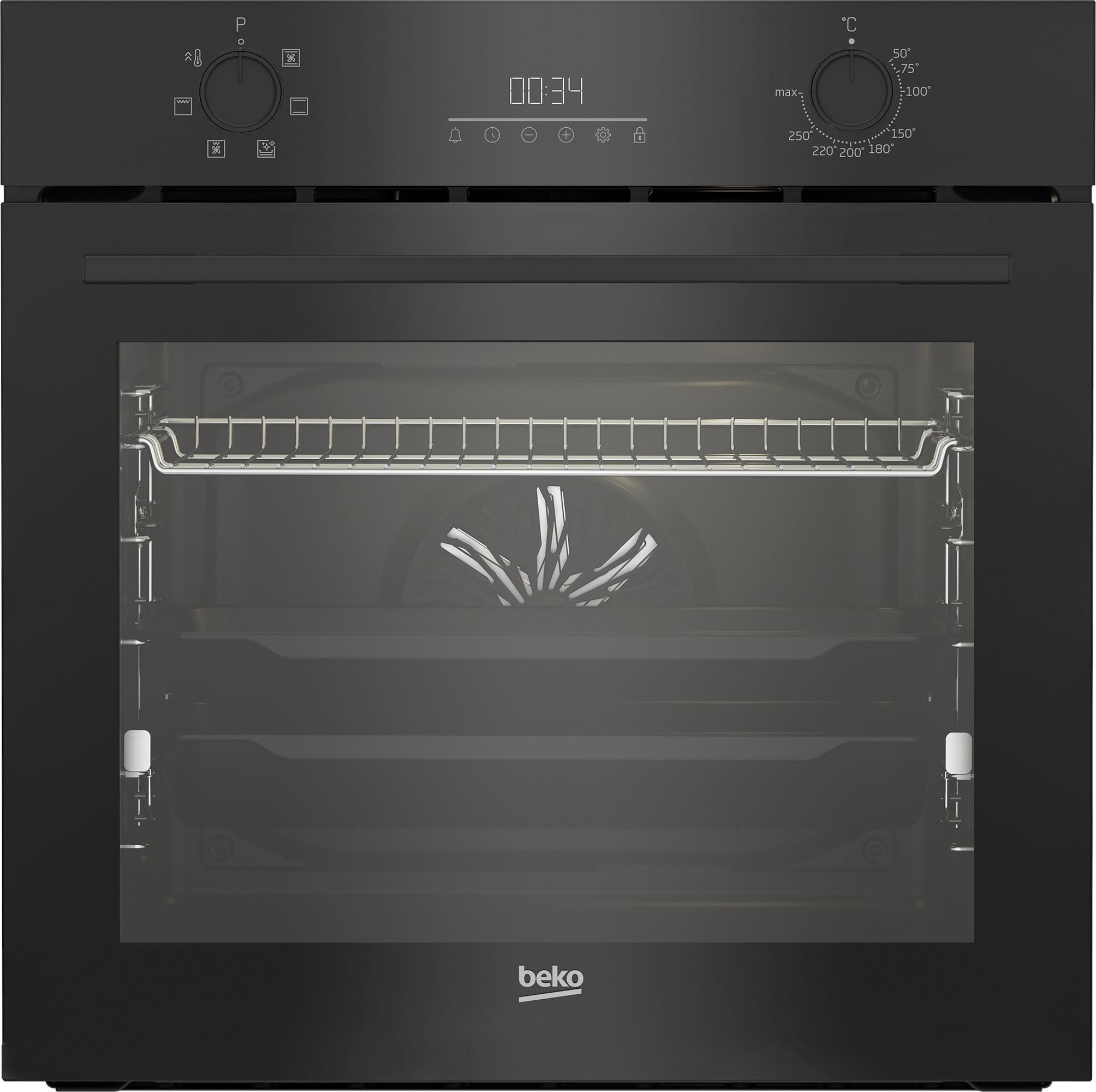 Einbaubackofen  BBIE123001BD Schwarz - Schwarz, Basics, Metall (59,4/59,5/56,7cm) - Elektra Bregenz