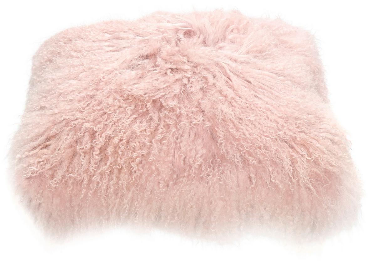 Fellkissen Shaun in Rosa ca. 40x40cm - Rosa, MODERN, Textil (40/40cm) - Premium Living