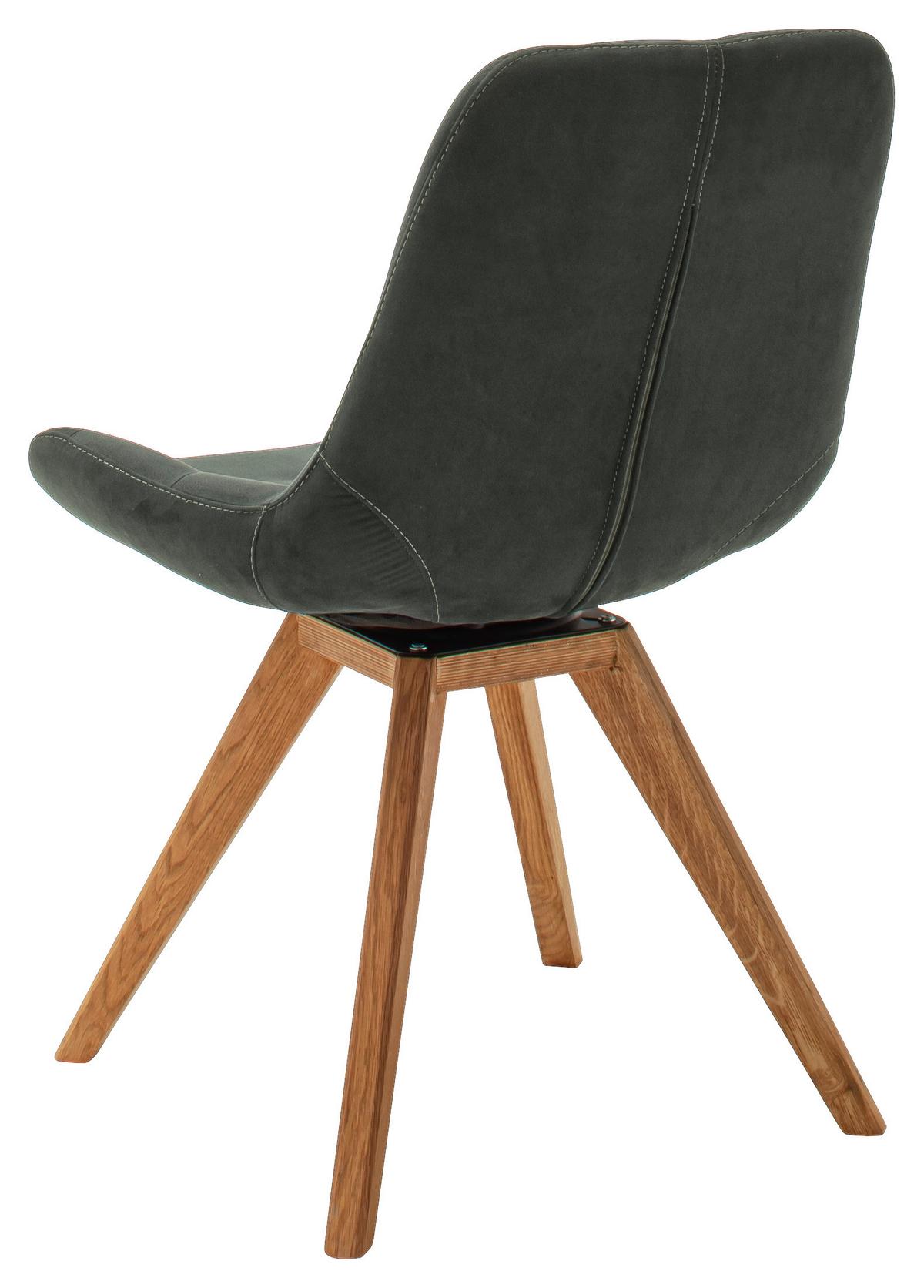 KRZESŁO BELFAST - czarny, Konventionell, tkanina/drewno (56/84/63cm) - Carryhome