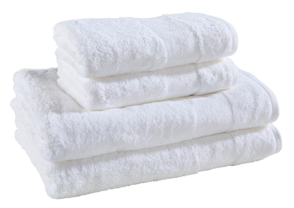 ZESTAW RĘCZNIKÓW FROTTE VILLEROY & BOCH 4 SZT. - biały, Basics, tkanina - Villeroy & Boch