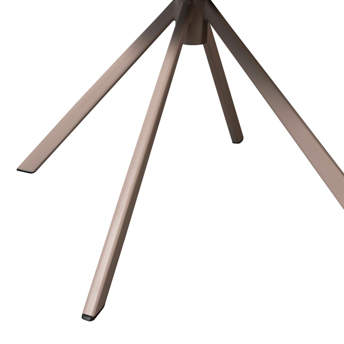 Stuhl-Set Femke 2er-Set Naturfarben - Naturfarben, Design, Textil/Metall (58/80/65cm) - Livetastic