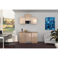 Blok Kuhinja S Aparatima Nepal G-150 - kašmir/boje oplemenjenog čelika, Moderno, drvni materijal/metal (150,5cm) - MID.YOU