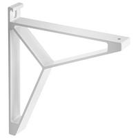 Wandhalter in Weiß - Weiß, MODERN, Metall (16/2,5/18cm) - Mömax