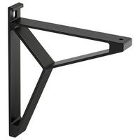 Wandhalter in Schwarz - Schwarz, MODERN, Metall (16/2,5/18cm) - Mömax