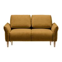 CANAPEA CU 2 LOCURI CUSTOM - galben muștar/crem, Modern, textil (150/85/92cm) - Mömax