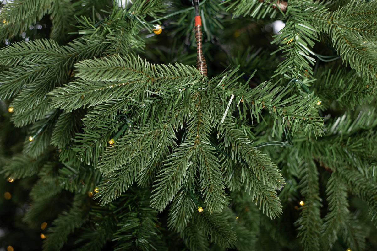 Weihnachtsbaum Roswell Grün - Grün, Basics, Kunststoff (122/210/122cm)
