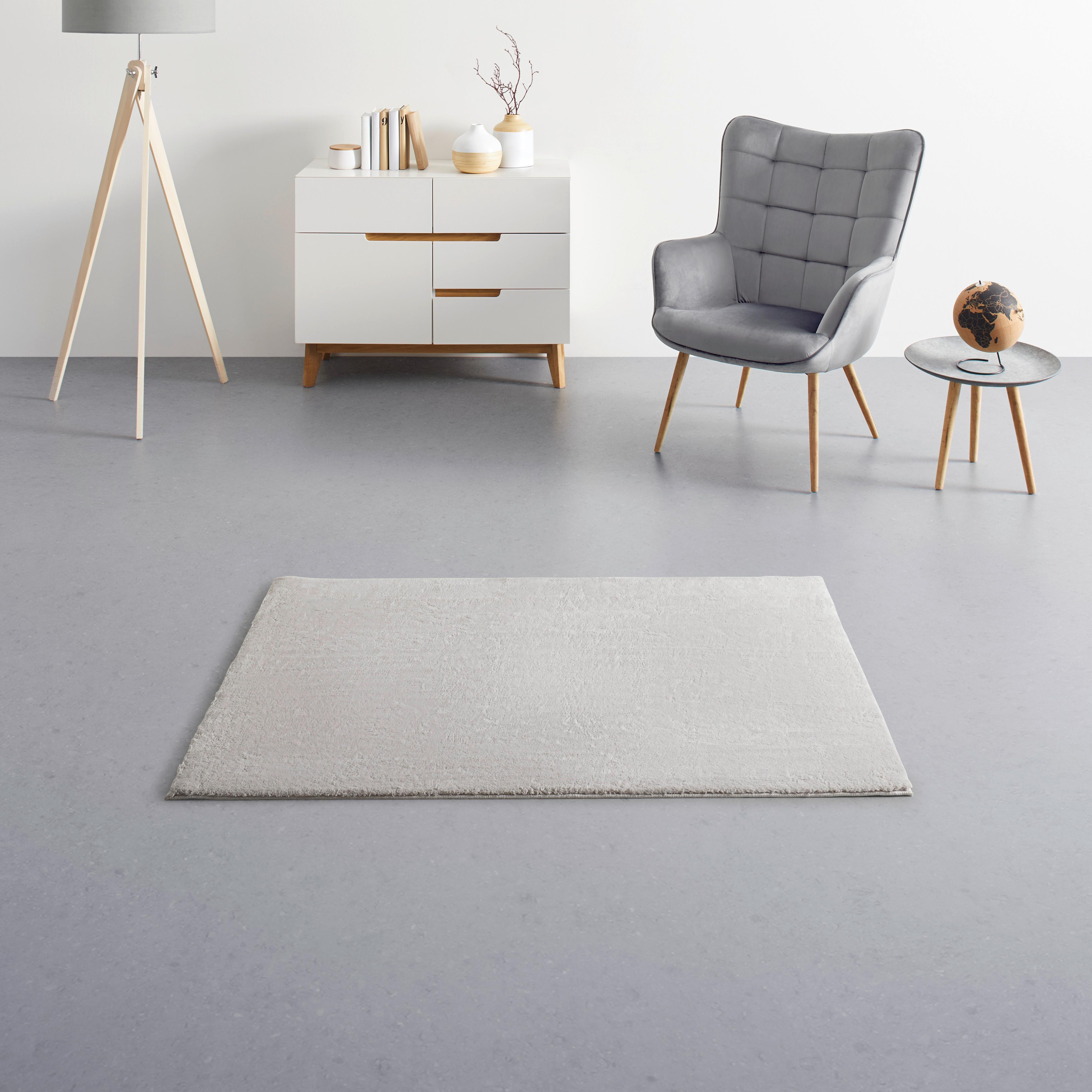 Blană artificială Alessandro - albastru/gri deschis, Konventionell, plastic (100/150cm) - Mömax