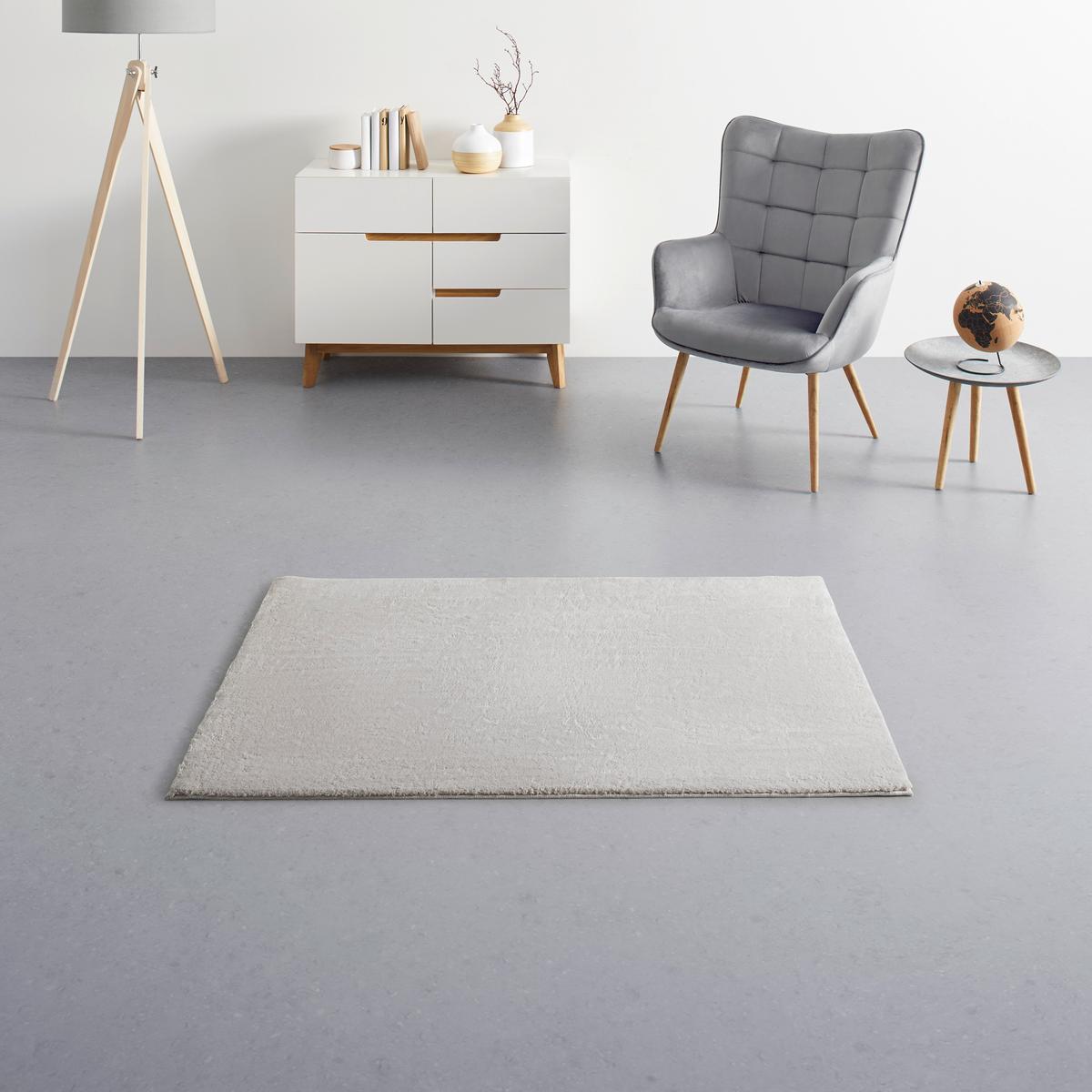 Műszőrme Alessandro - világosszürke/bézs, Konventionell, műanyag (100/150cm) - Mömax
