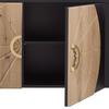 TV-BÄNK HONG KONG -EXKLUSIV- - svart/guldfärgad, Lifestyle, metall/trämaterial (160/71,9/37,5cm) - Mömax