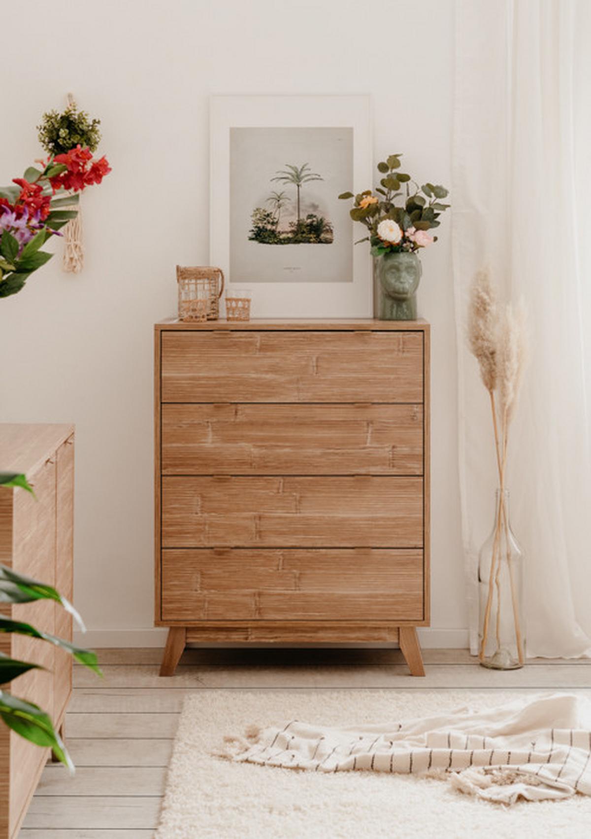 Kommode Boobang in Naturfarben - Naturfarben, MODERN, Holz/Holzwerkstoff (81,5/104,5/40cm) - Mömax