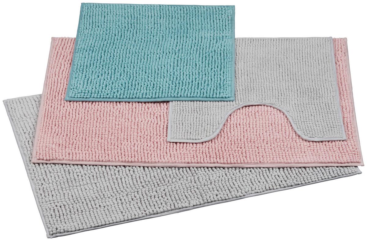 Badematte Nelly In Rosa 60x90cm - Rosa, Textil - Modern Living