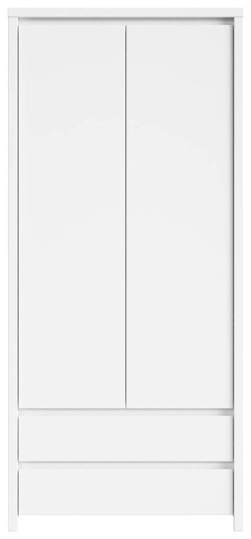 DULAP USI ROTATIVE KASPIAN - alb, Modern, material pe bază de lemn (90/200,5/55,5cm) - Modern Living