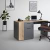 SKRIVBORD CADIX -EXKLUSIV- - svart/antracit, Klassisk, trämaterial/plast (145/75/60cm) - Mömax