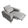 FAUTEUIL ALVARO - gris/gris foncé, MODERN, métal/matière synthétique (115/79/109cm) - Mömax