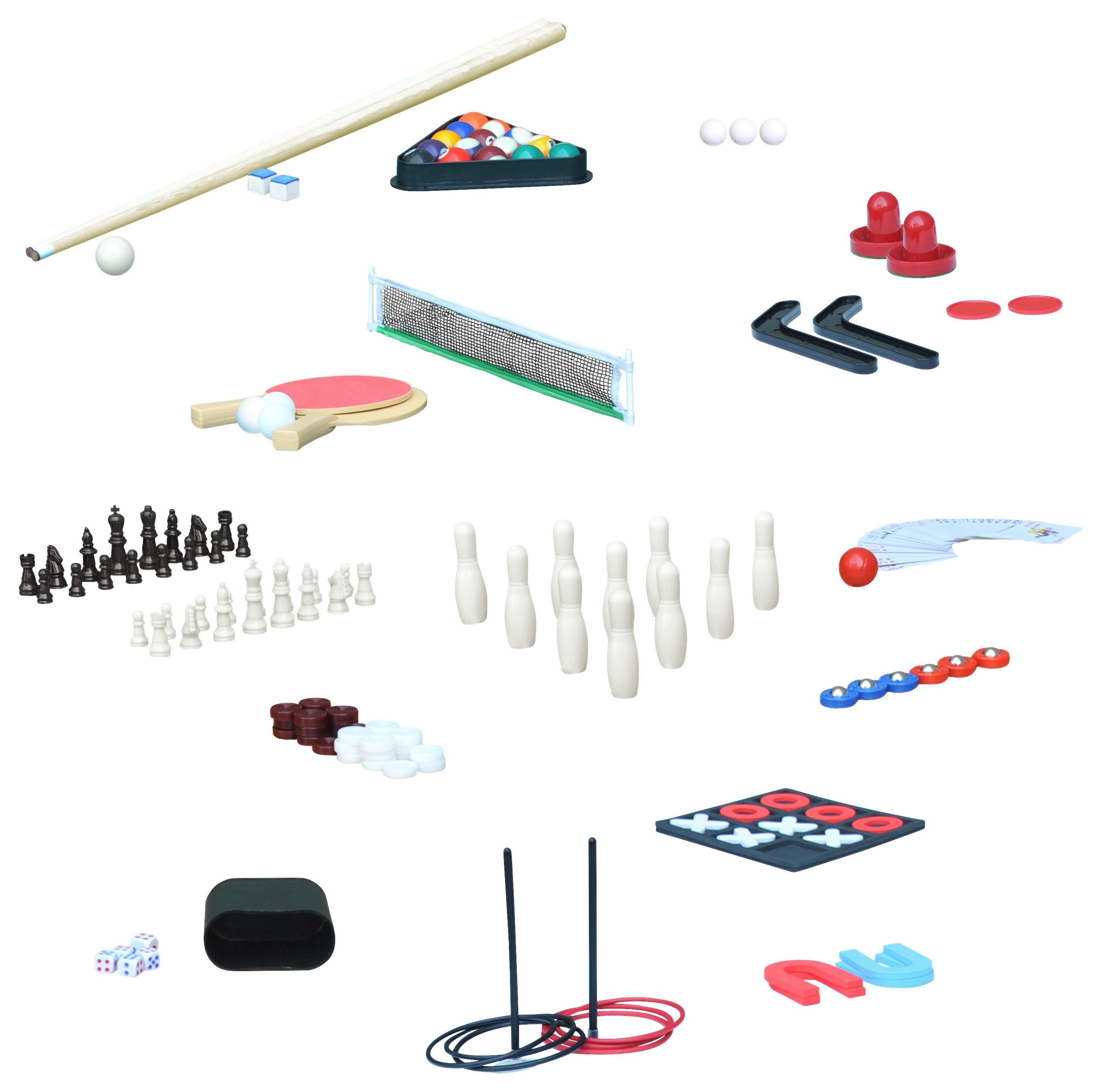 Multispieltisch Schwarz - Schwarz, KONVENTIONELL, Holz (61/81/119,00cm) - Ambia Garden