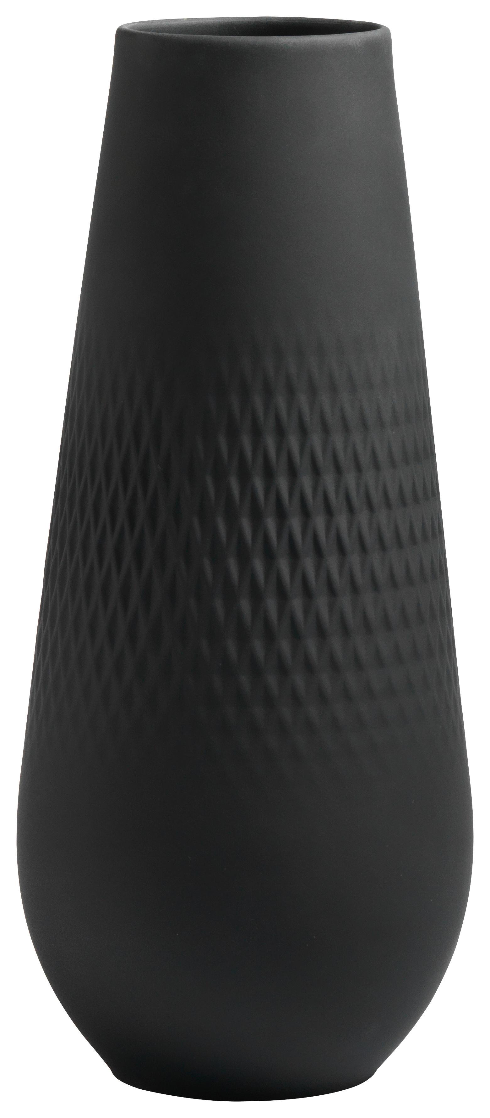 WAZON COLLIER NOIR VILLEROY&BOCH - czarny, Design, ceramika (11,5/11,5/26cm) - Villeroy & Boch