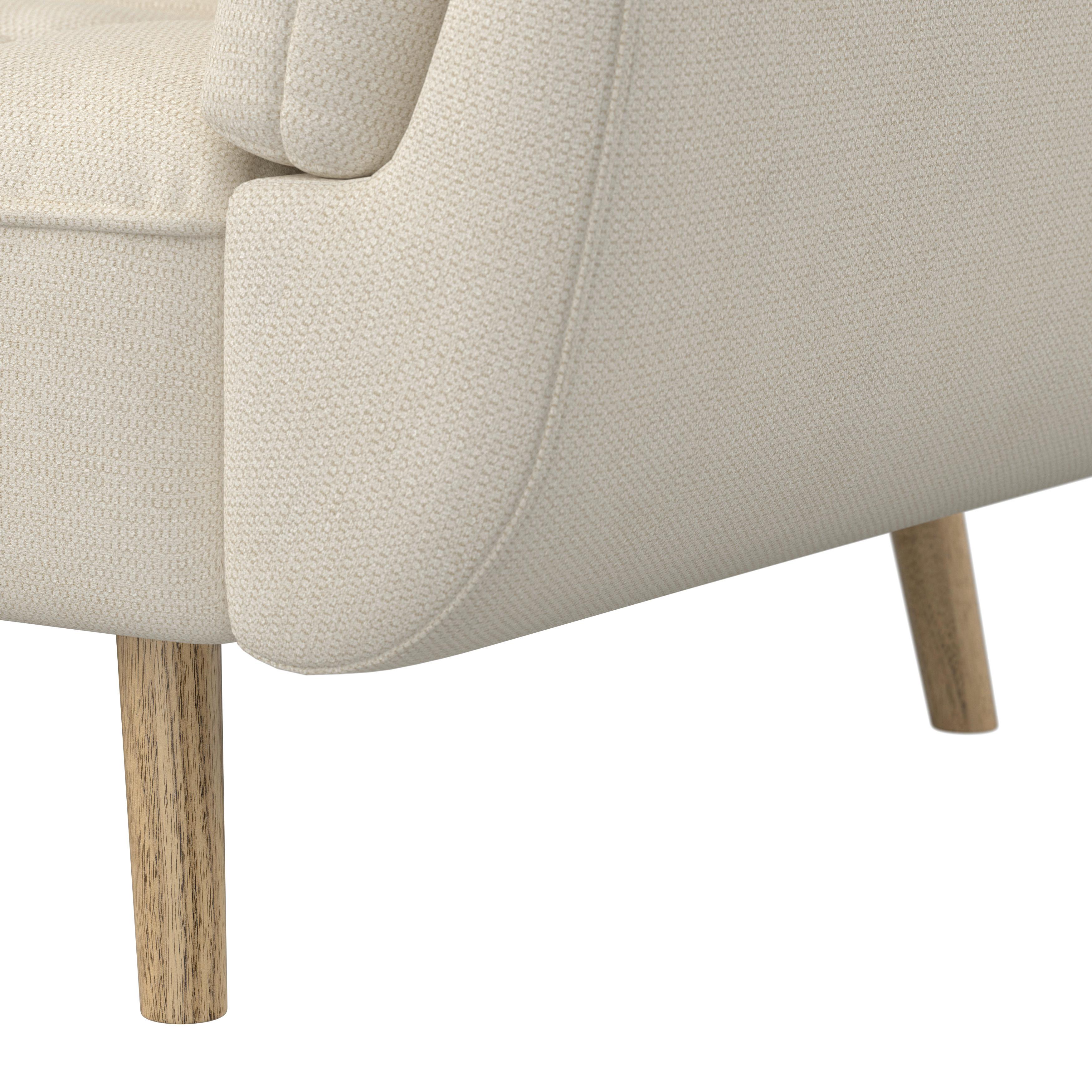 BÄDDSOFFA CORA - cremefärgad/naturfärgad, Modern, trä/textil (214/92/81cm) - Bessagi Home