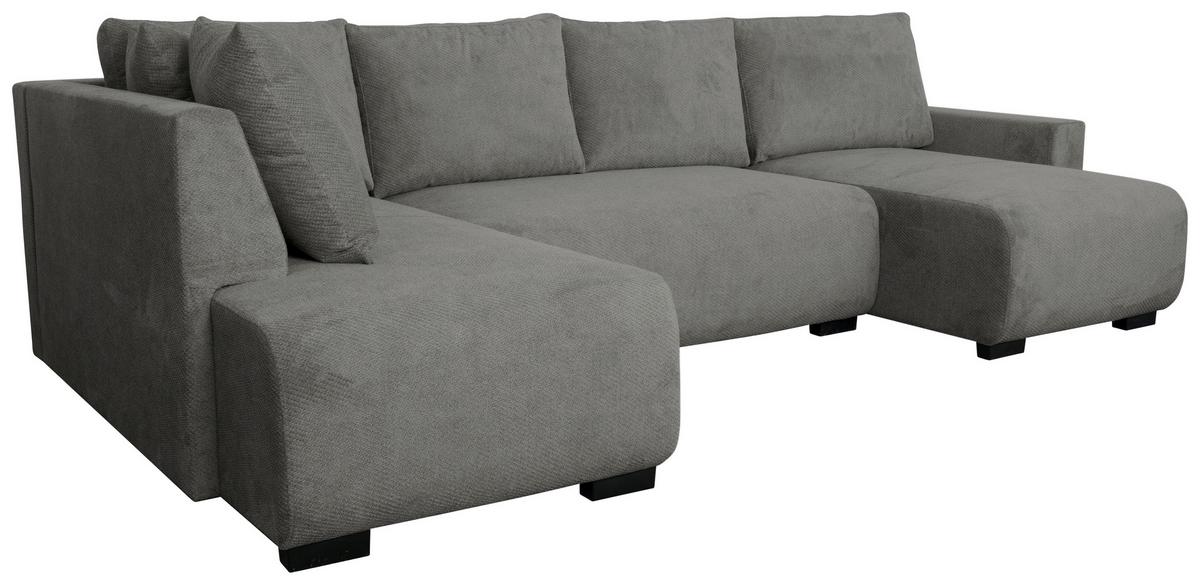 Canapea modulara VERONICE - albastru/grafit, Trend, textil (171/313/141cm) - Modern Living