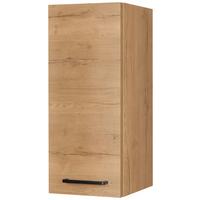 Küchenoberschrank Structura Eiche - Eichefarben/Schwarz, MODERN, Holzwerkstoff/Metall (30/72/35cm) - Nobilia