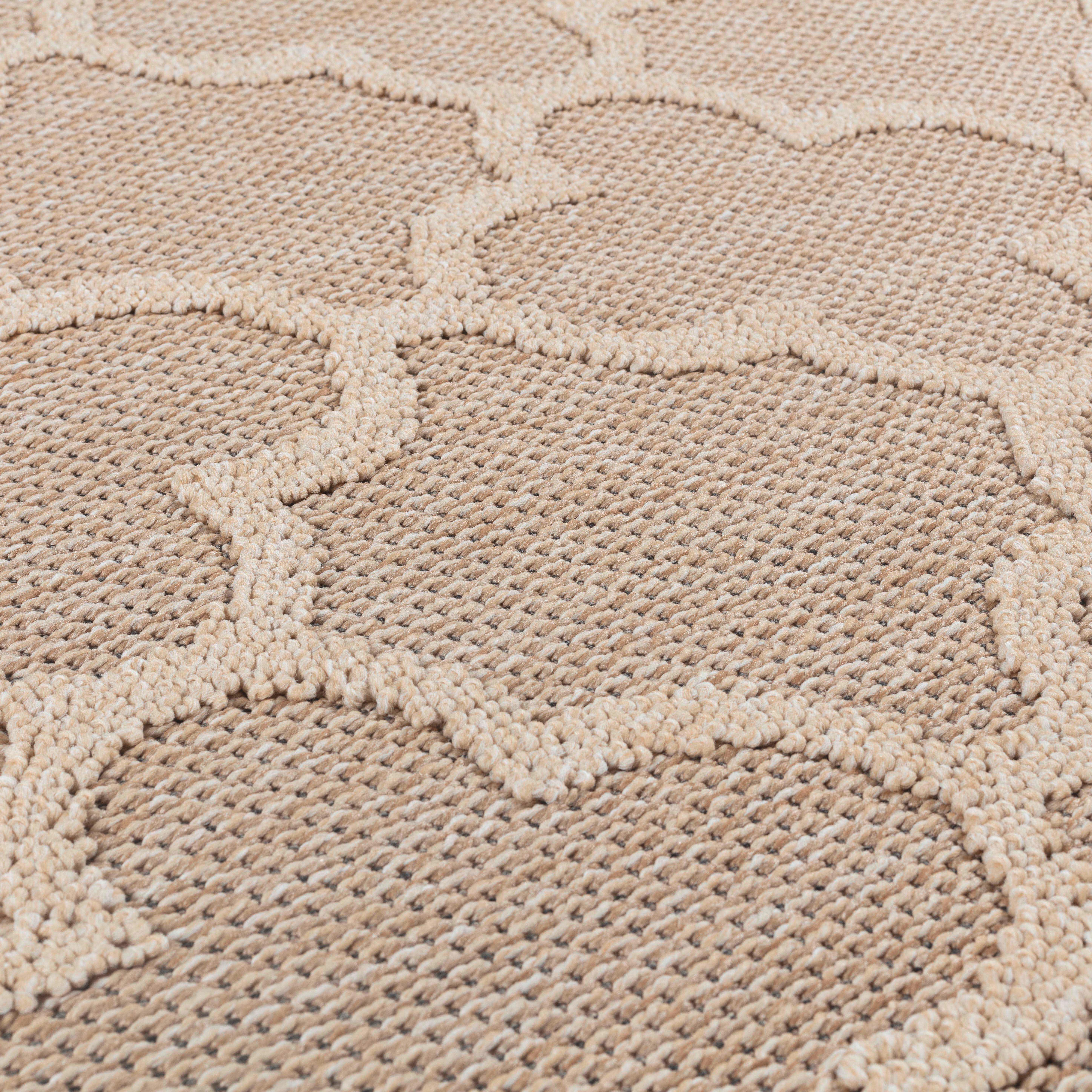 Tekač Patara, Bež, 80x250cm - bež, Design, tekstil (80/250cm)