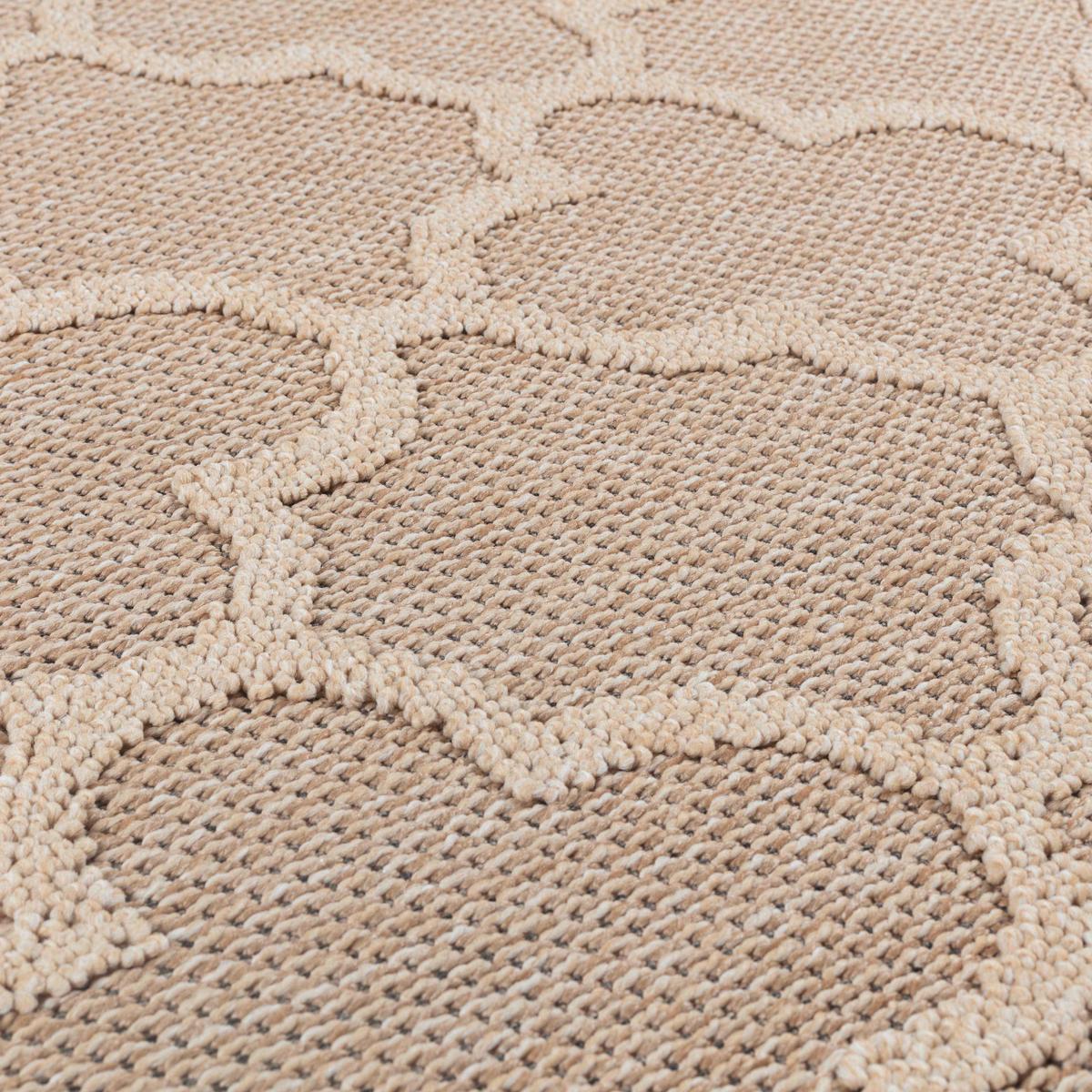 Outdoorteppich Patara Beige ca. 160x230cm - Beige, Design, Textil (160/230cm) - Novel