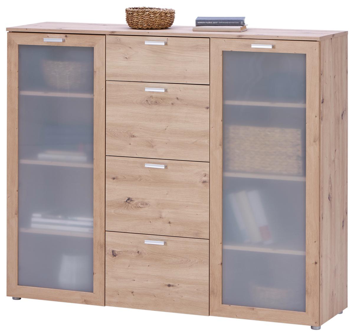 Komoda Xeno - Moderno, drvni materijal (135/115/37cm) - Modern Living