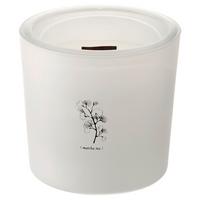Kerze im Glas Candle in Weiß - Weiß, Glas (12/12cm) - Mömax