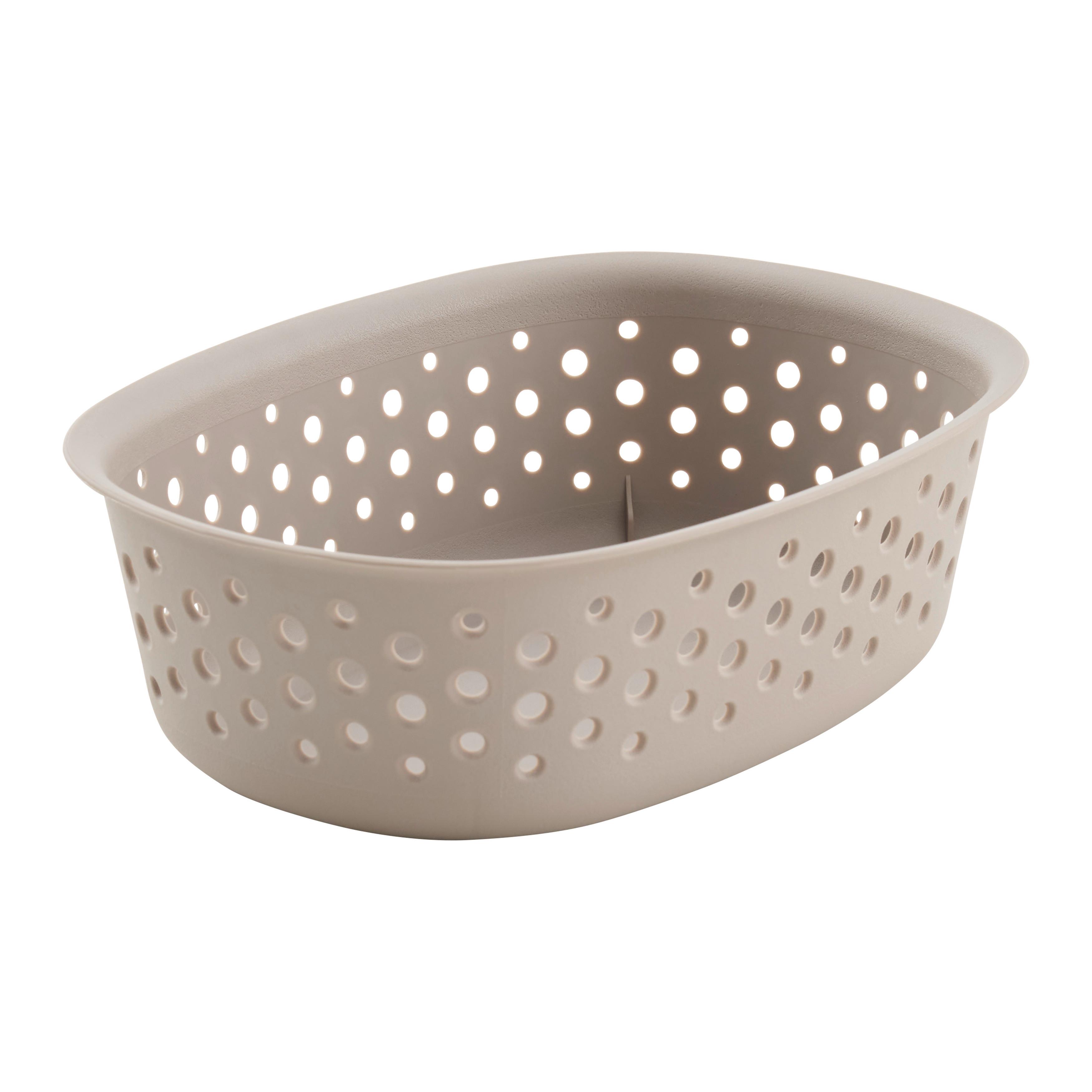Coșuleț pentru depozitare Maja - cca. 0,8L - taupe, Modern, plastic (18,5/13,5/6cm) - Mömax